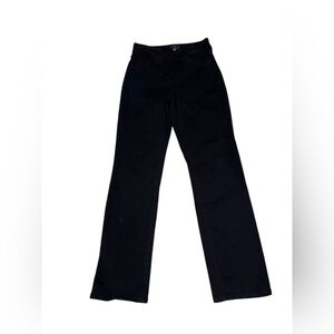NYDJ Black Straight Leg Jeans Pants Size 2P